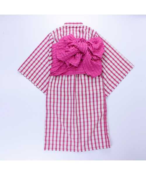 サッカーギンガム浴衣（浴衣）｜maarook（マルーク）