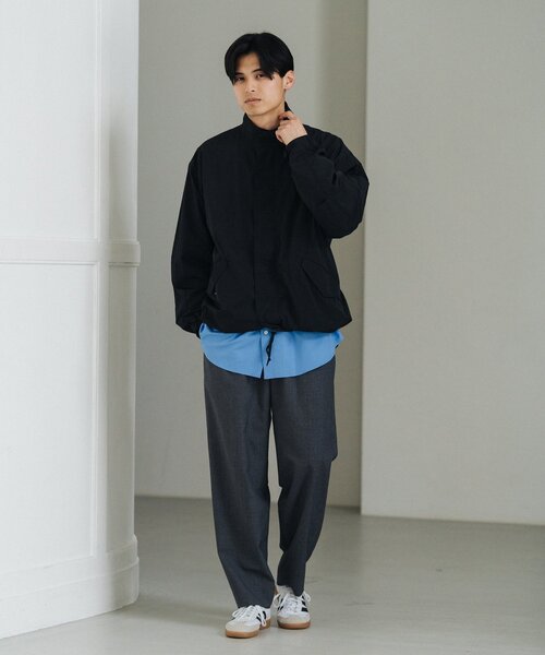 EDIFICE（エディフィス）の「ワッシャーナイロン ショート アーミーコート（その他アウター・メンズ・ブルー系その他/グリーン/ブラック/マスタード・MEDIUM/LARGE）」の5枚目の写真