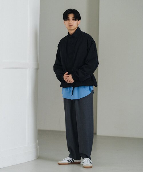 EDIFICE（エディフィス）の「ワッシャーナイロン ショート アーミーコート（その他アウター・メンズ・ブルー系その他/グリーン/ブラック/マスタード・MEDIUM/LARGE）」の6枚目の写真