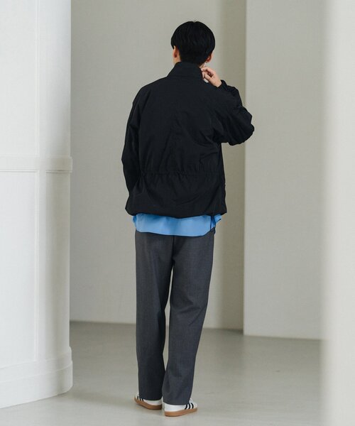 EDIFICE（エディフィス）の「ワッシャーナイロン ショート アーミーコート（その他アウター・メンズ・ブルー系その他/グリーン/ブラック/マスタード・MEDIUM/LARGE）」の8枚目の写真