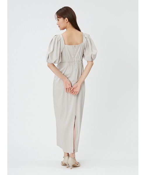 FRAY I.D（フレイアイディー）の「パフスリーブドレス（ドレス・レディース・インディゴブルー/ベージュ/ブラック・1/0）」の5枚目の写真