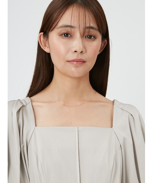 FRAY I.D（フレイアイディー）の「パフスリーブドレス（ドレス・レディース・インディゴブルー/ベージュ/ブラック・1/0）」の9枚目の写真