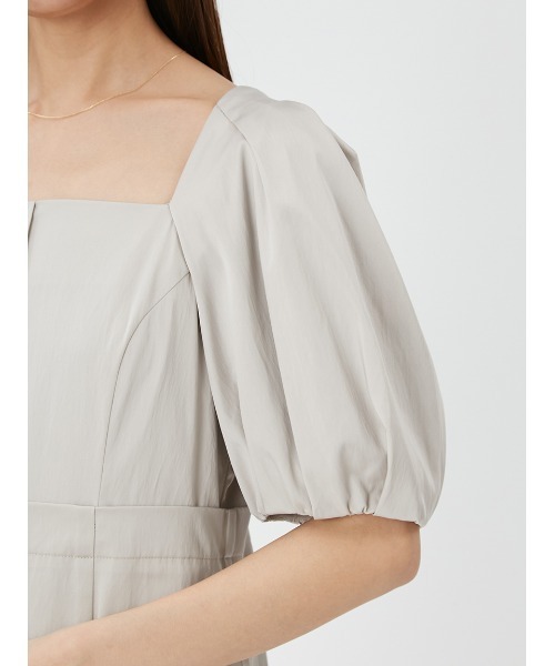 FRAY I.D（フレイアイディー）の「パフスリーブドレス（ドレス・レディース・インディゴブルー/ベージュ/ブラック・1/0）」の10枚目の写真