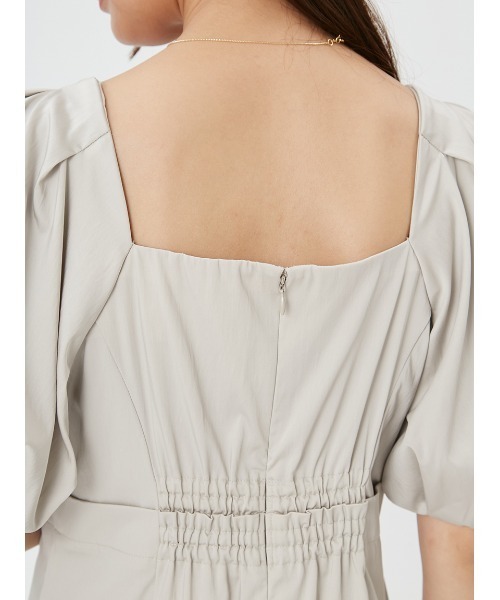 FRAY I.D（フレイアイディー）の「パフスリーブドレス（ドレス・レディース・インディゴブルー/ベージュ/ブラック・1/0）」の14枚目の写真