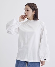 【TOGA PULLA/トーガプルラ】Cotton taffeta L/S/コットンタフタロングスリーブトップス