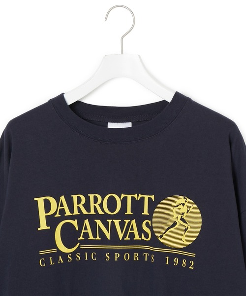 PARROTT CANVAS（パロットキャンバス）の「【PARROTT CANVAS】CLASSIC SPORTS L/S TEE（Tシャツ/カットソー・レディース・ネイビー/オフホワイト・FREE）」の10枚目の写真