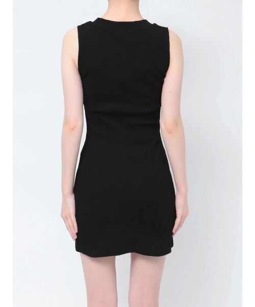 GYDA（ジェイダ）の「two pieceレイヤードテレコワンピース（ワンピース・レディース・ブラック/グレー・FREE）」の11枚目の写真