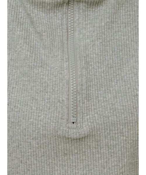 GYDA（ジェイダ）の「two pieceレイヤードテレコワンピース（ワンピース・レディース・ブラック/グレー・FREE）」の13枚目の写真