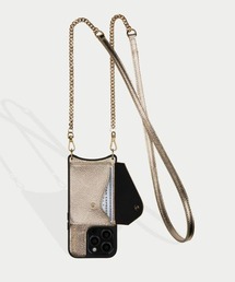 Bandolier ★VIVIAN クロスボディ フォンケース★ Vivian Crossbody Phone Case - Ecru Croc/Gold – Bandolier