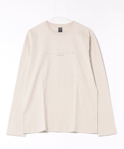 NO WAY(ノーウェイ)の「/ミドルウェイト クルーネックロングスリーブカットソー(Tシャツ/カットソー・メンズ・ホワイト/サンドベージュ/ブラック・MEDIUM/LARGE)」の3枚目の写真