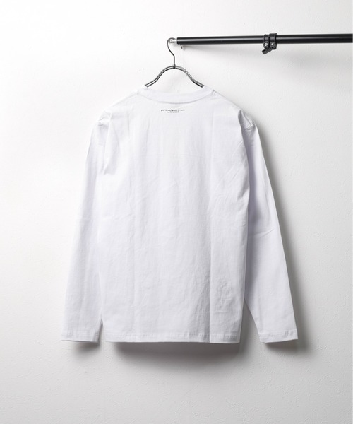 NO WAY(ノーウェイ)の「/ミドルウェイト クルーネックロングスリーブカットソー(Tシャツ/カットソー・メンズ・ホワイト/サンドベージュ/ブラック・MEDIUM/LARGE)」の5枚目の写真