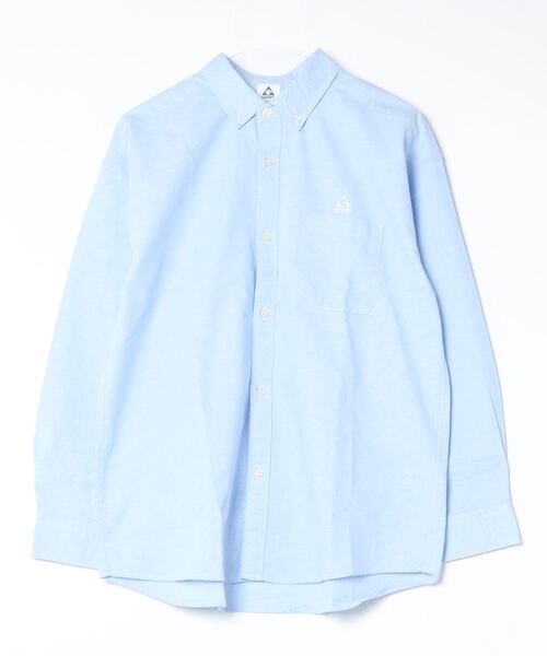 GERRY(ジェリー)の「GERRY オックス ワンポイント 刺繍 ボタンダウンシャツ(シャツ/ブラウス・メンズ・サックスブルー/グレー/ネイビー/ホワイト・M/LL/L)」の11枚目の写真