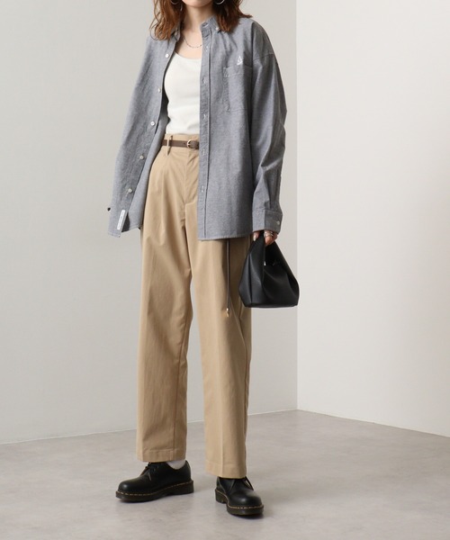 GERRY(ジェリー)の「GERRY オックス ワンポイント 刺繍 ボタンダウンシャツ(シャツ/ブラウス・メンズ・サックスブルー/グレー/ネイビー/ホワイト・M/LL/L)」の16枚目の写真