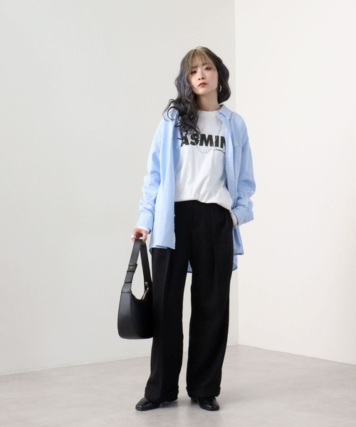 GERRY(ジェリー)の「GERRY オックス ワンポイント 刺繍 ボタンダウンシャツ(シャツ/ブラウス・メンズ・サックスブルー/グレー/ネイビー/ホワイト・M/LL/L)」の9枚目の写真