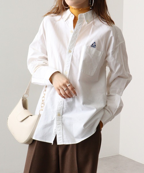 GERRY(ジェリー)の「GERRY オックス ワンポイント 刺繍 ボタンダウンシャツ(シャツ/ブラウス・メンズ・サックスブルー/グレー/ネイビー/ホワイト・M/LL/L)」の19枚目の写真