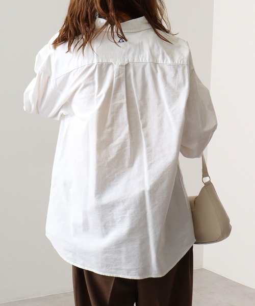 GERRY(ジェリー)の「GERRY オックス ワンポイント 刺繍 ボタンダウンシャツ(シャツ/ブラウス・メンズ・サックスブルー/グレー/ネイビー/ホワイト・M/LL/L)」の21枚目の写真