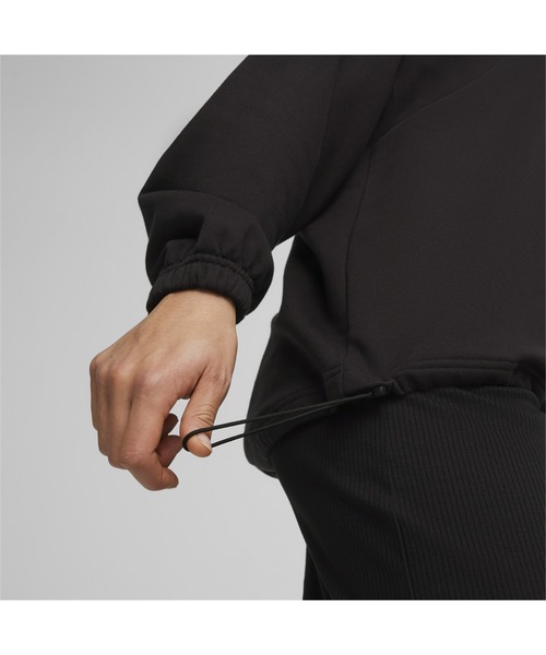 PUMA（プーマ）の「PUMA プーマ ウィメンズ デア トゥ オーバーサイズ フーディ DARE TO Oversized Ho（パーカー・レディース・ターコイズブルー/ブラック/ライム・X-SMALL/SMALL/LARGE/MEDIUM）」の6枚目の写真