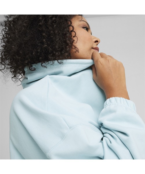 PUMA（プーマ）の「PUMA プーマ ウィメンズ デア トゥ オーバーサイズ フーディ DARE TO Oversized Ho（パーカー・レディース・ターコイズブルー/ブラック/ライム・X-SMALL/SMALL/LARGE/MEDIUM）」の20枚目の写真