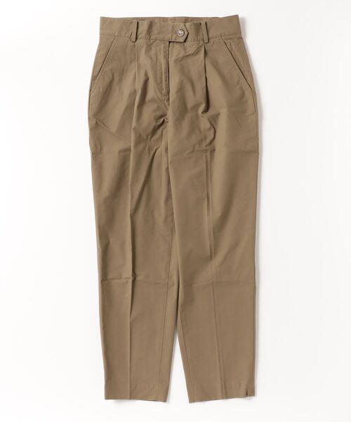 BROOKS BROTHERS（ブルックスブラザーズ）の「コットンブレンド ハイウエスト プリーテッド クロップドパンツ（その他パンツ・レディース・オリーブ・8/4/2/0/6）」の6枚目の写真