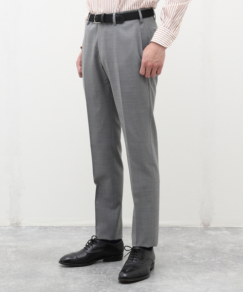 GERMANO(ジェルマーノ)の「【GERMANO / ジェルマーノ】ウォッシャブルウールストレッチスラックス(スラックス・メンズ・チャコールグレー/グレー/ネイビー・42/44/46/48/50)」の3枚目の写真