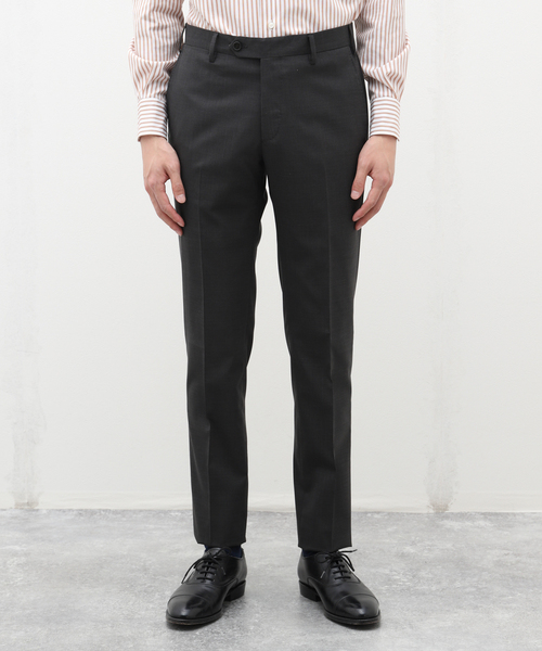 GERMANO(ジェルマーノ)の「【GERMANO / ジェルマーノ】ウォッシャブルウールストレッチスラックス(スラックス・メンズ・チャコールグレー/グレー/ネイビー・42/44/46/48/50)」の5枚目の写真