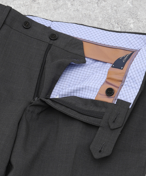 GERMANO(ジェルマーノ)の「【GERMANO / ジェルマーノ】ウォッシャブルウールストレッチスラックス(スラックス・メンズ・チャコールグレー/グレー/ネイビー・42/44/46/48/50)」の16枚目の写真