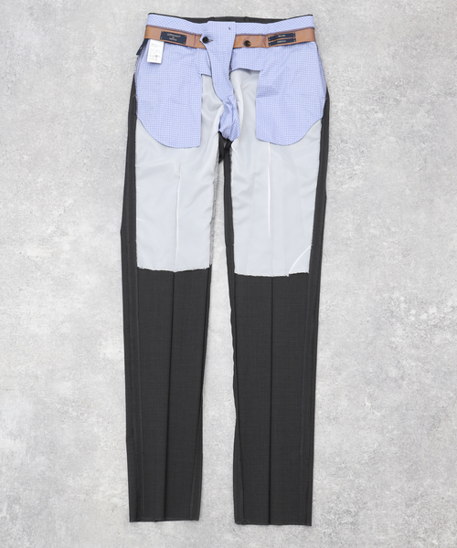 GERMANO(ジェルマーノ)の「【GERMANO / ジェルマーノ】ウォッシャブルウールストレッチスラックス(スラックス・メンズ・チャコールグレー/グレー/ネイビー・42/44/46/48/50)」の17枚目の写真