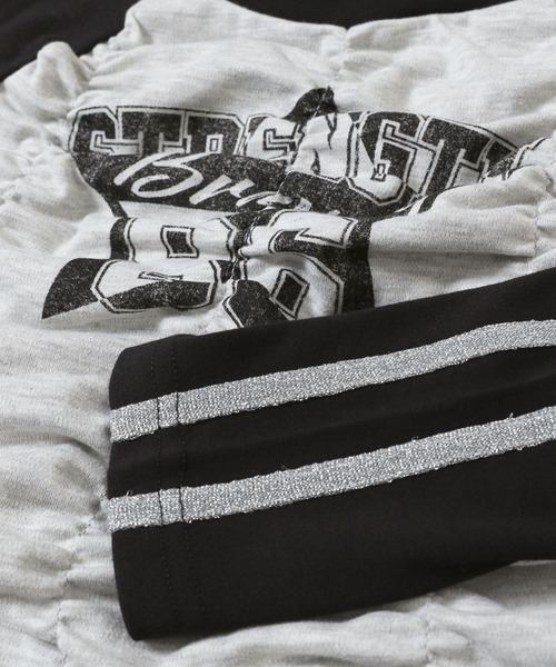 3.3 Field Trip （3.3フィールドトリップ）の「3.3 Field Trip／シャーリングラインロングスリーブ 2100060（Tシャツ/カットソー・レディース・グレー/アイボリー・FREE）」の22枚目の写真