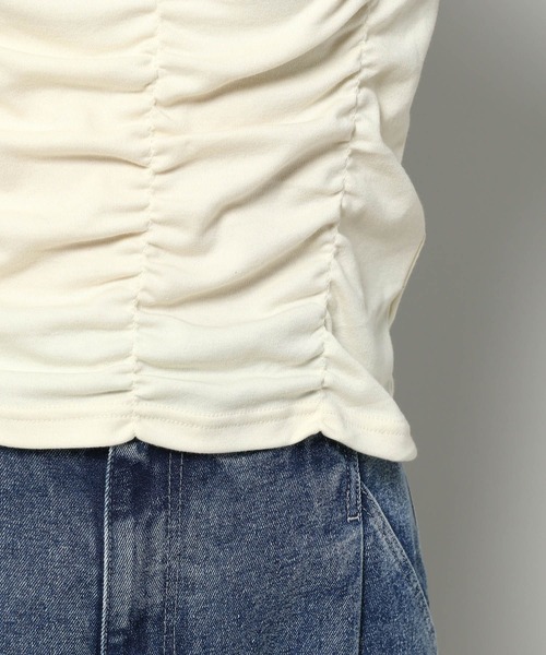 3.3 Field Trip （3.3フィールドトリップ）の「3.3 Field Trip／シャーリングラインロングスリーブ 2100060（Tシャツ/カットソー・レディース・グレー/アイボリー・FREE）」の19枚目の写真