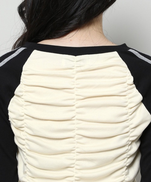 3.3 Field Trip （3.3フィールドトリップ）の「3.3 Field Trip／シャーリングラインロングスリーブ 2100060（Tシャツ/カットソー・レディース・グレー/アイボリー・FREE）」の20枚目の写真