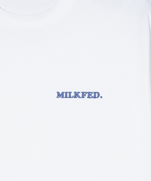 MILKFED.（ミルクフェド）の「人気グラフィックを夏使用にアップデート！ROUND DONUTS WIDE S/S TEE（Tシャツ/カットソー・レディース・オフホワイト/ブラック/ライトブルー・M/L）」の10枚目の写真