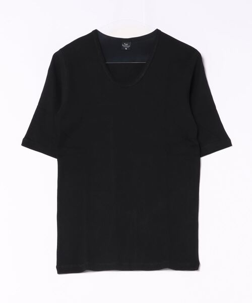 VIBGYOR(ヴィブジョー)の「フライス 5分袖 Uネック メランジ&ソリッドフライス(Tシャツ/カットソー・メンズ・ホワイト/チャコールグレー/杢グレー/ブラック/グレー系その他/ワイン/ダークブルー・MEDIUM/LARGE)」の18枚目の写真