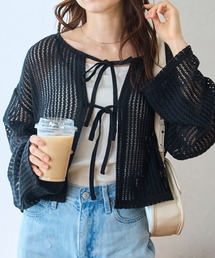WEGO/メッシュリボンカーディガン