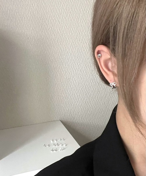 cuorequal(クオレコール)の「7点セットミニピアス(ピアス(両耳用)・レディース・シルバー・FREE)」の4枚目の写真