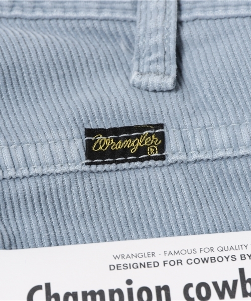 B:MING by BEAMS（ビーミングバイビームス）の「Wrangler / 別注”SHOE CUT”  コーデュロイ（その他パンツ・レディース・ベージュ/サックスブルー・LARGE/SMALL/MEDIUM）」の12枚目の写真
