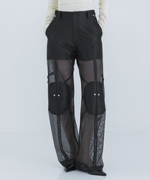 【YOHEI OHNO/ヨウヘイオオノ】Paded Mesh Trousers/パデッドメッシュトラウザーズパンツ