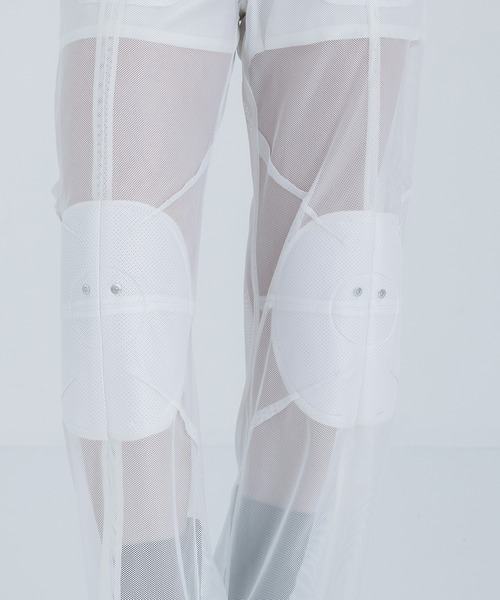 YOHEI OHNO/ヨウヘイオオノ】Paded Mesh Trousers/パデッド