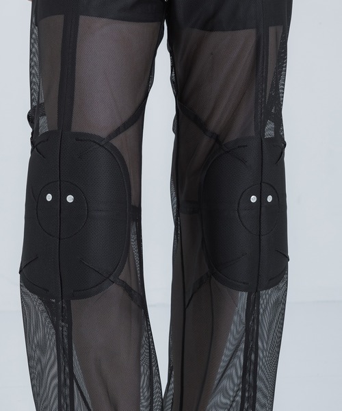 YOHEI OHNO（ヨウヘイオオノ）の「【YOHEI OHNO/ヨウヘイオオノ】Paded Mesh Trousers/パデッドメッシュトラウザーズパンツ（その他パンツ・レディース・ホワイト/ブラック・36/38）」の12枚目の写真