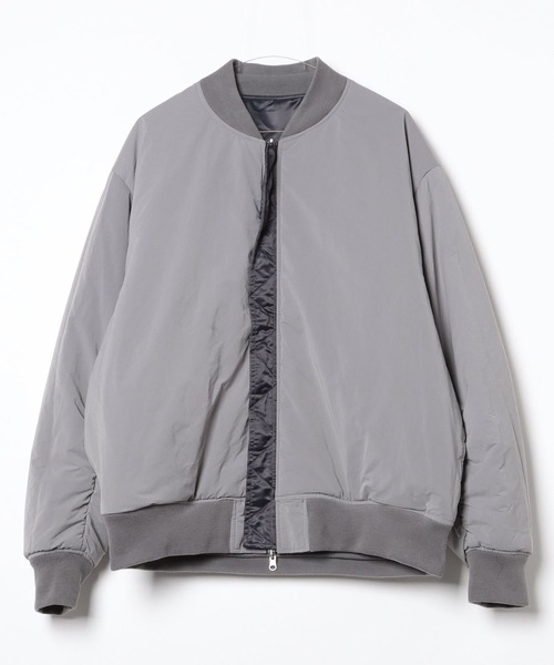 fridge（フリッジ）の「【SUPER THANKS】スーパーサンクス OVER SIZE MA-1 FLIGHT JACKET（ブルゾン・メンズ・グレー系その他・MEDIUM）」の3枚目の写真