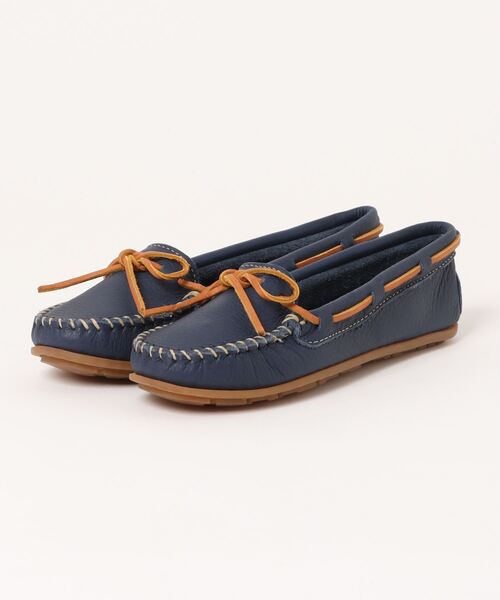 Minnetonka（ミネトンカ）の「/ミネトンカ MINNETONKA/BOAT MOC（モカシン/デッキシューズ・レディース・レッド/ブラウン系その他/アイボリー/ブルー系その他/ピンク/ブラック/ネイビー・US5.5/US7.5/US8/US5/US8.5/US6/US6.5/US7/US9）」の4枚目の写真