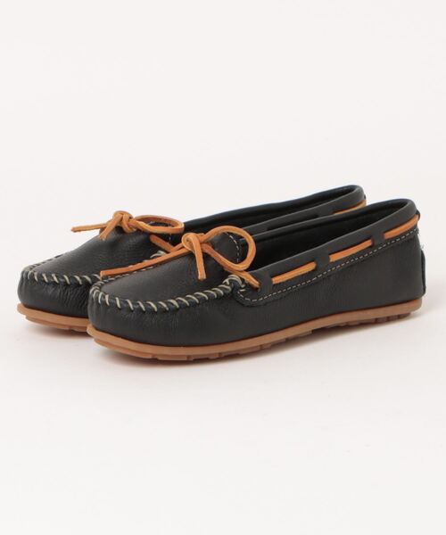 Minnetonka（ミネトンカ）の「/ミネトンカ MINNETONKA/BOAT MOC（モカシン/デッキシューズ・レディース・レッド/ブラウン系その他/アイボリー/ブルー系その他/ピンク/ブラック/ネイビー・US5.5/US7.5/US8/US5/US8.5/US6/US6.5/US7/US9）」の3枚目の写真