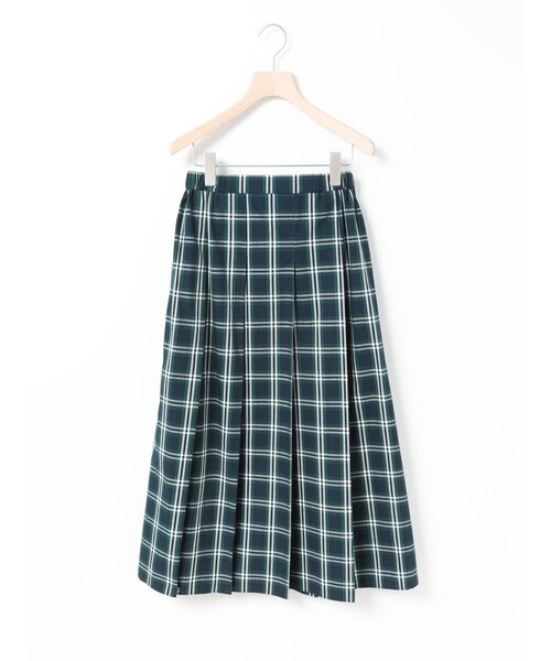 【MidiUmi】チェックタックスカート MidiUmi（ミディウミ）の「MidiUmi チェックタックスカート