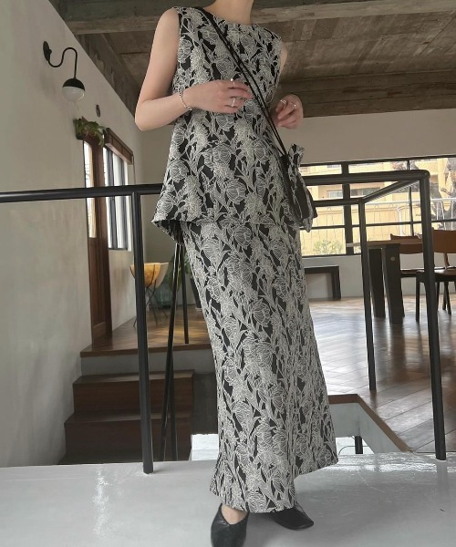 WILLFULLY(ウィルフリー)の「drawstring monotone jacquard bag(ハンドバッグ・レディース・ブラック系その他/ブラウン・FREE)」の11枚目の写真