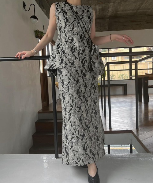 WILLFULLY(ウィルフリー)の「drawstring monotone jacquard bag(ハンドバッグ・レディース・ブラック系その他/ブラウン・FREE)」の21枚目の写真