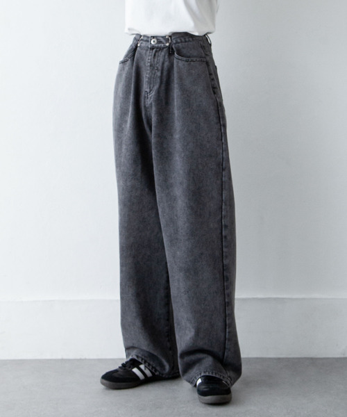 Chillfar(チルファー)の「ウエストフックルーズデニム(デニムパンツ・レディース・スミクロ/ブラック/ブルー・FREE)」の20枚目の写真