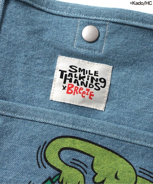 BREEZE（ブリーズ）の「【20周年】SMILE TALKING HANDS バッグ（トートバッグ・キッズ・インディゴブルー・FREE）」の6枚目の写真