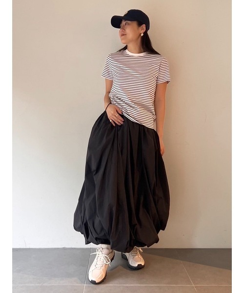 emmi(エミ)の「コンパクトTシャツ(Tシャツ/カットソー・レディース・ブラック/ホワイト/モカ・FREE)」の16枚目の写真