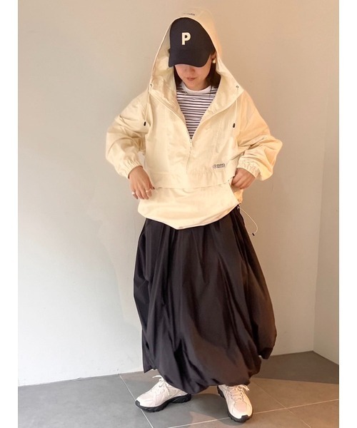 emmi(エミ)の「コンパクトTシャツ(Tシャツ/カットソー・レディース・ブラック/ホワイト/モカ・FREE)」の19枚目の写真