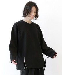 minsobi（ミンソビ）の「サイドジップ長袖T（Tシャツ/カットソー・メンズ）」