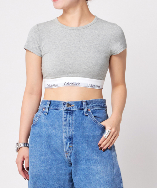 Calvin Klein（カルバン・クライン）の「*【Calvin Klein / カルバン クライン】Underwear Tsh Bra（その他アンダーウェア/インナー・レディース・ブラック/グレー・38/36）」の2枚目の写真